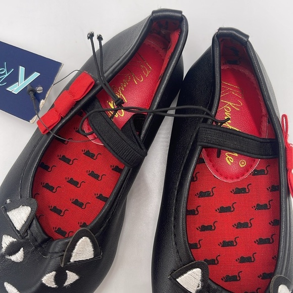 NWT KomForMe Toddler Girls Black Mary Jane Ballet Flats – Size 5 - Picture 7 of 11
